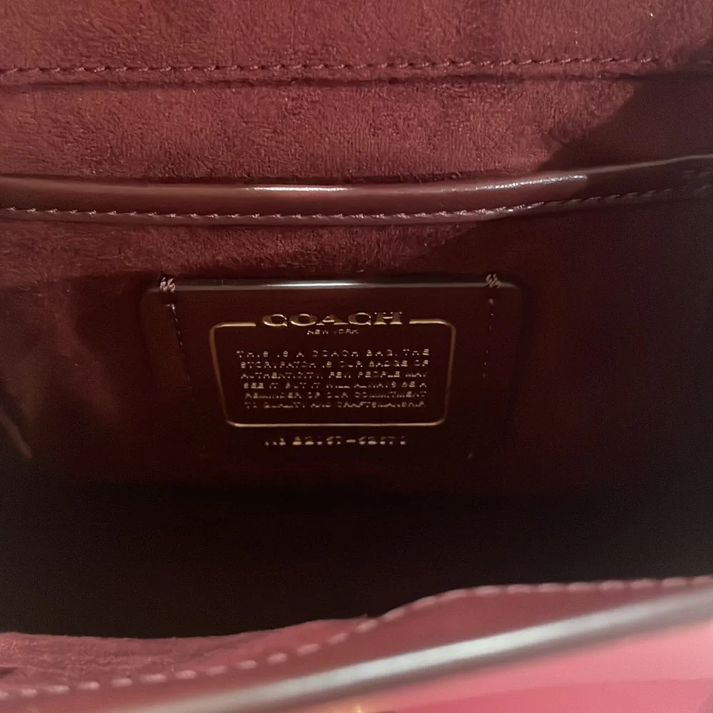 New! Coach Parker Leather Backpack - Picture 12 of 15